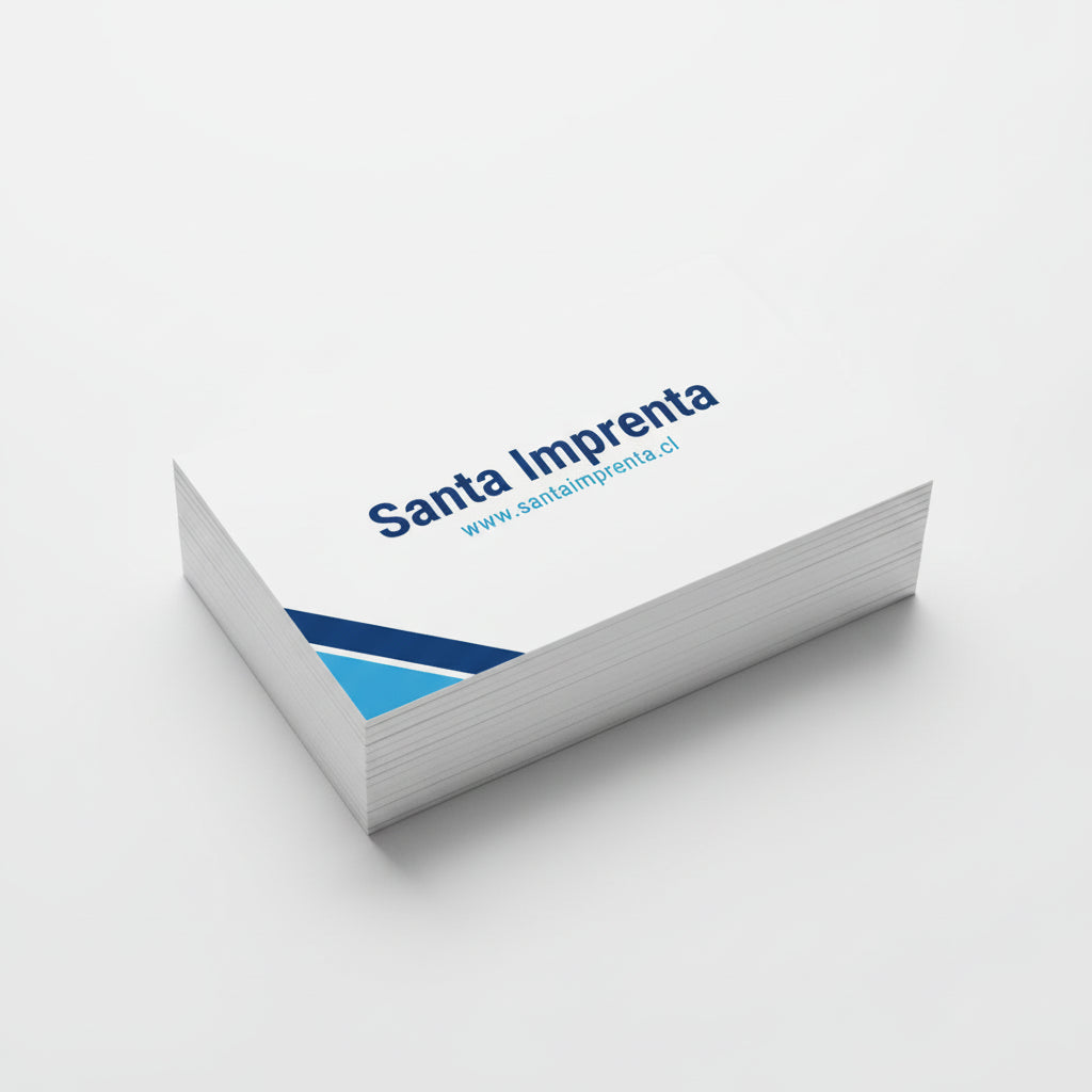 Tarjeta de Presentación. Impresión láser papel couché 300 o 350 grs. Tamaño 9 x 5 o 9 x 5,5 cm.