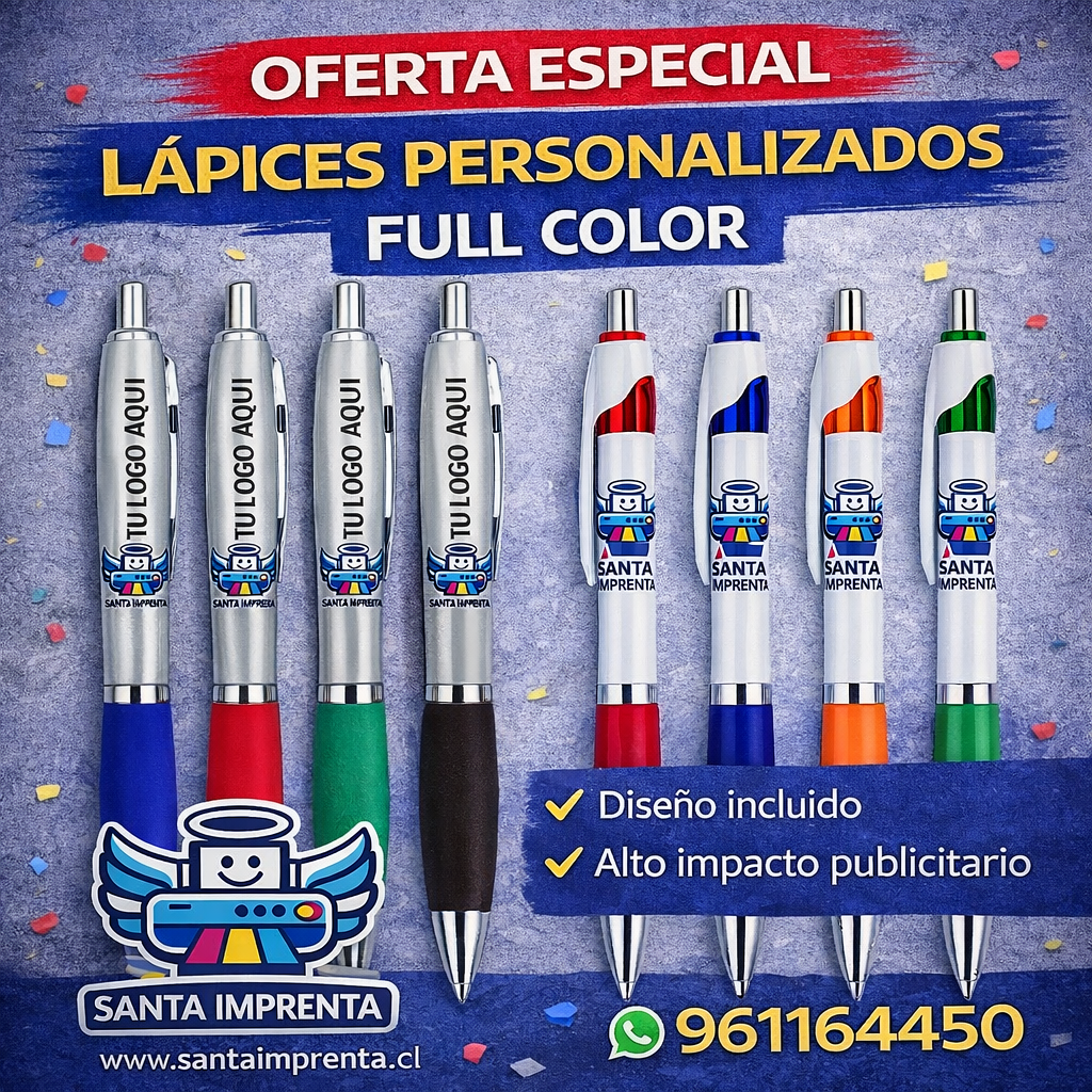 Lápices Personalizados Full Color