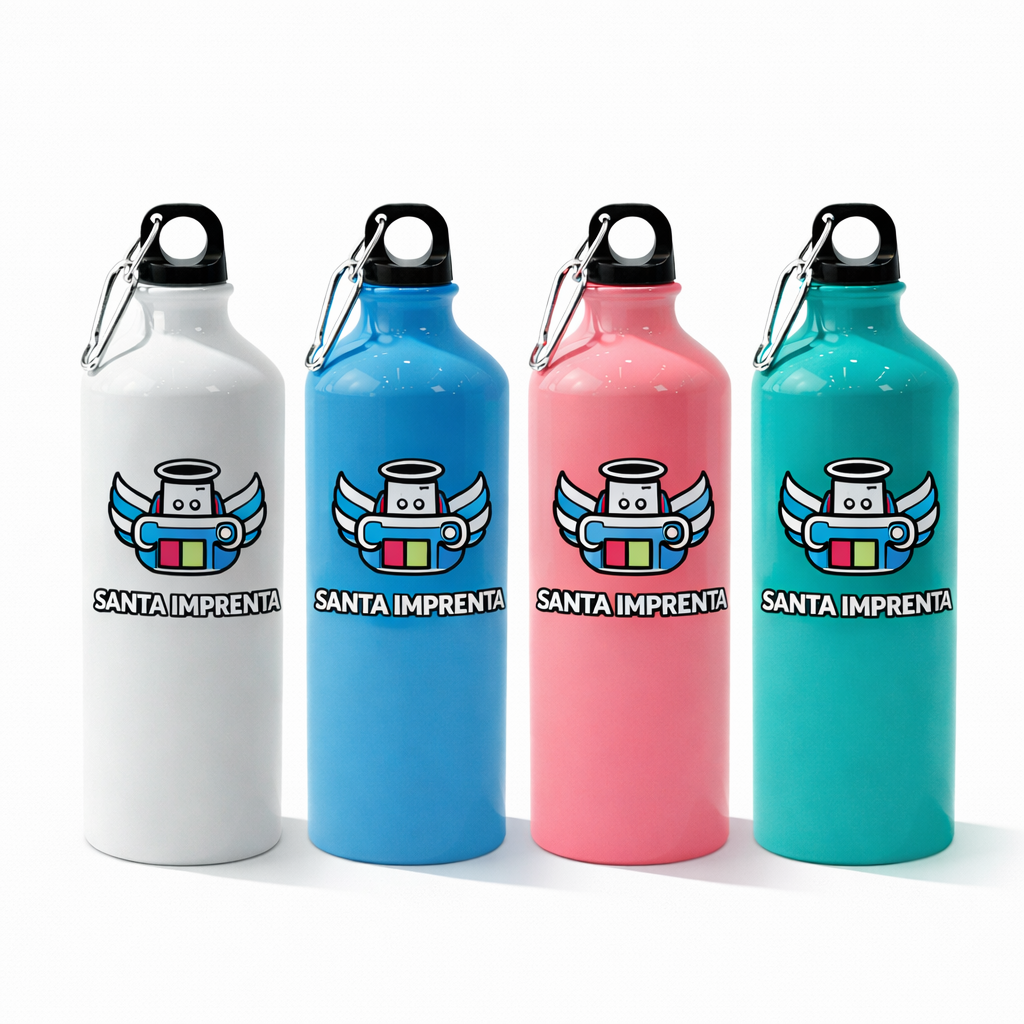 Botella Personalizada 600cc Aluminio