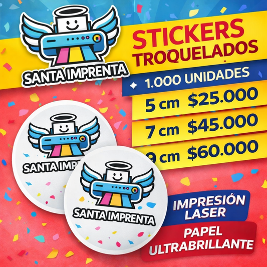 Stickers Troquelados Ultrabrillante